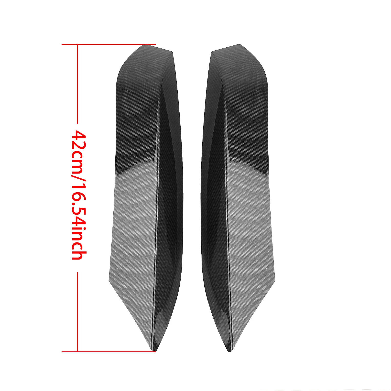 For BMW F80 M3 F82 F83 M4 2014-2020 Only Front Bumper Side Air Vent Splitter Trim Intake Frame Upper Spoiler Cover Canard Brow