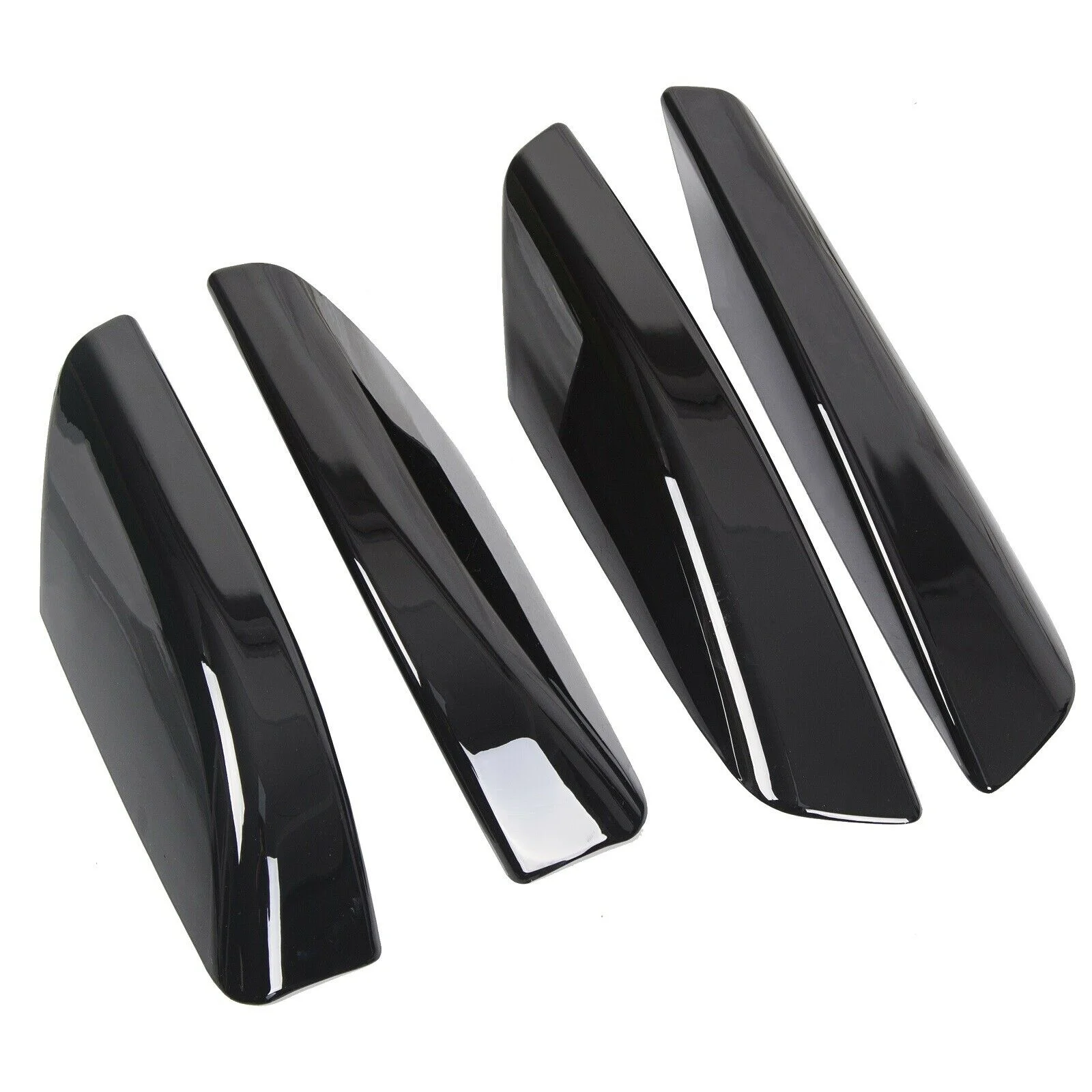 

Black Roof Rails Rack End Cover Shell 4pcs For Toyota Prado FJ120 2003-2009 L+R
