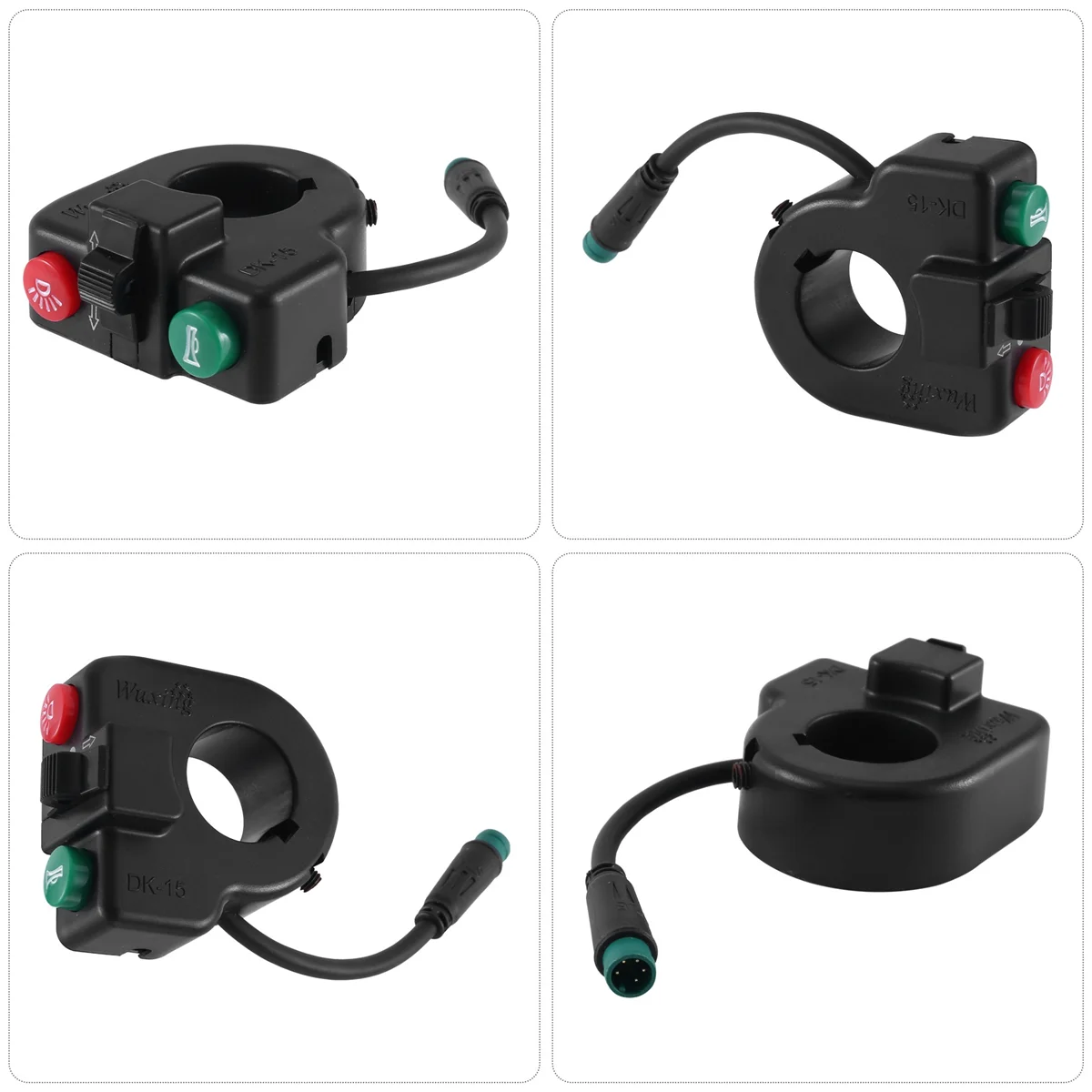 

Electric Scooter Waterproof Handlebar Headlight Horn Turn Signal Switch for KUGOO M4/PRO Electric Scooter Accessories