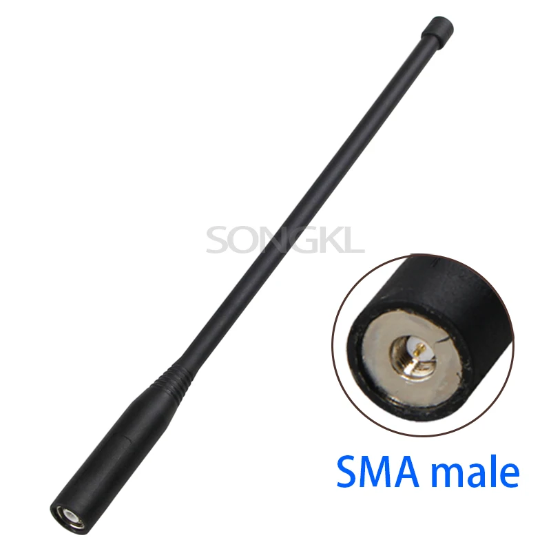 1.5-20-30--88-100-512MHz full band broadband omnidirectional knapsack radio low frequency shortwave antenna SMA male