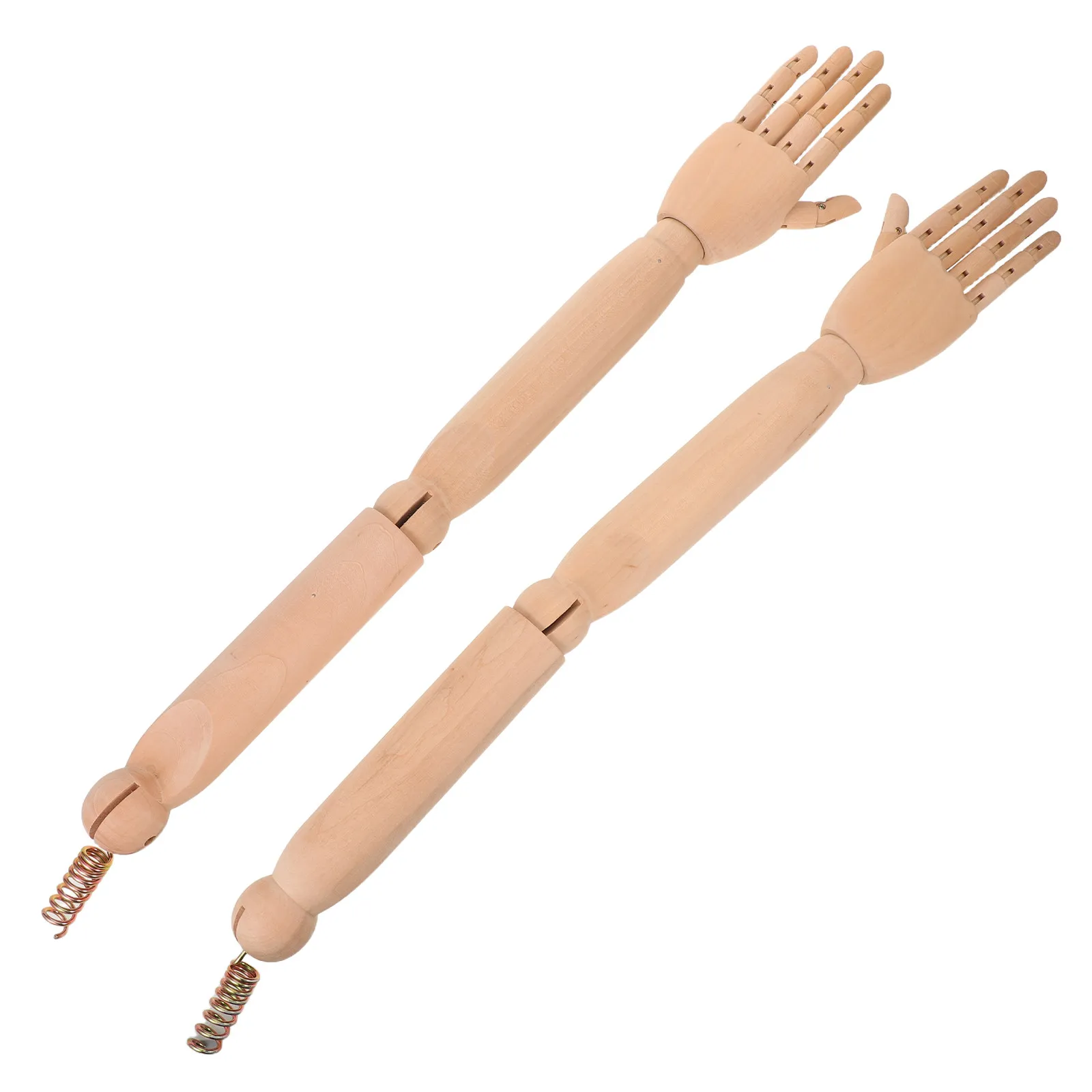 Bendable Mannequin Arm Realistic Wooden Hand Replacement Articulated Joint Flexible Display Photography Fake Hand
