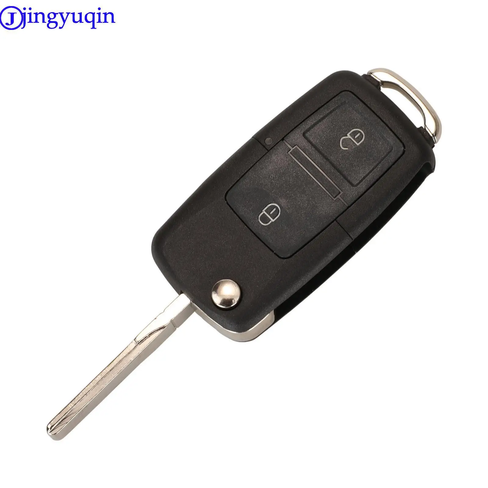 jingyuqin 433Mhz ID48Chip Remote Key For VW Golf Mk6 Jetta Polo Scirocco For Skoda Octavia Superb Yeti For Seat Altea Ibiza Leon