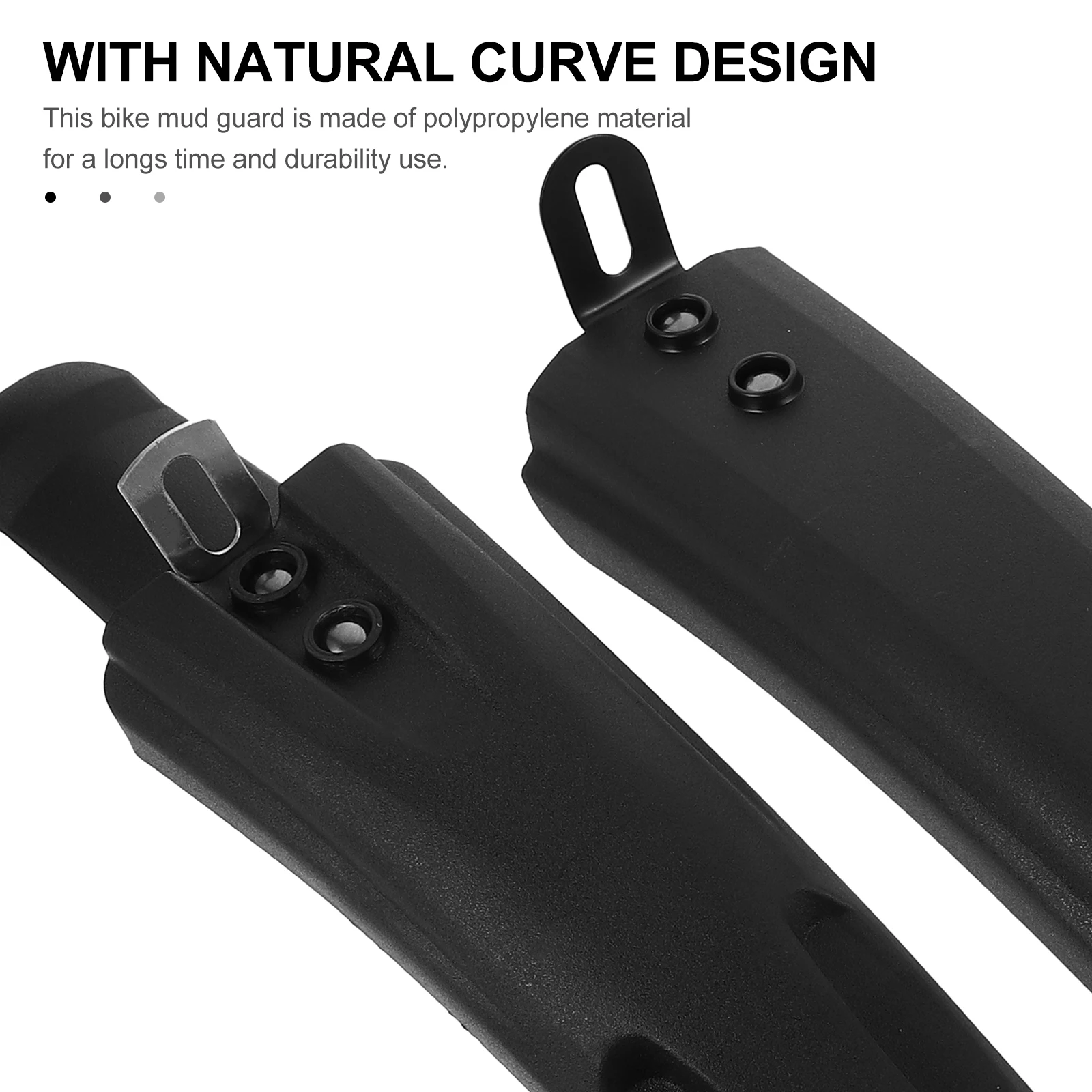 2Pcs Bike Mudguard Universal Durable Mud Guard Suitable for Mountain Road Bicycle Cycling Outdoors Bike Mudguard