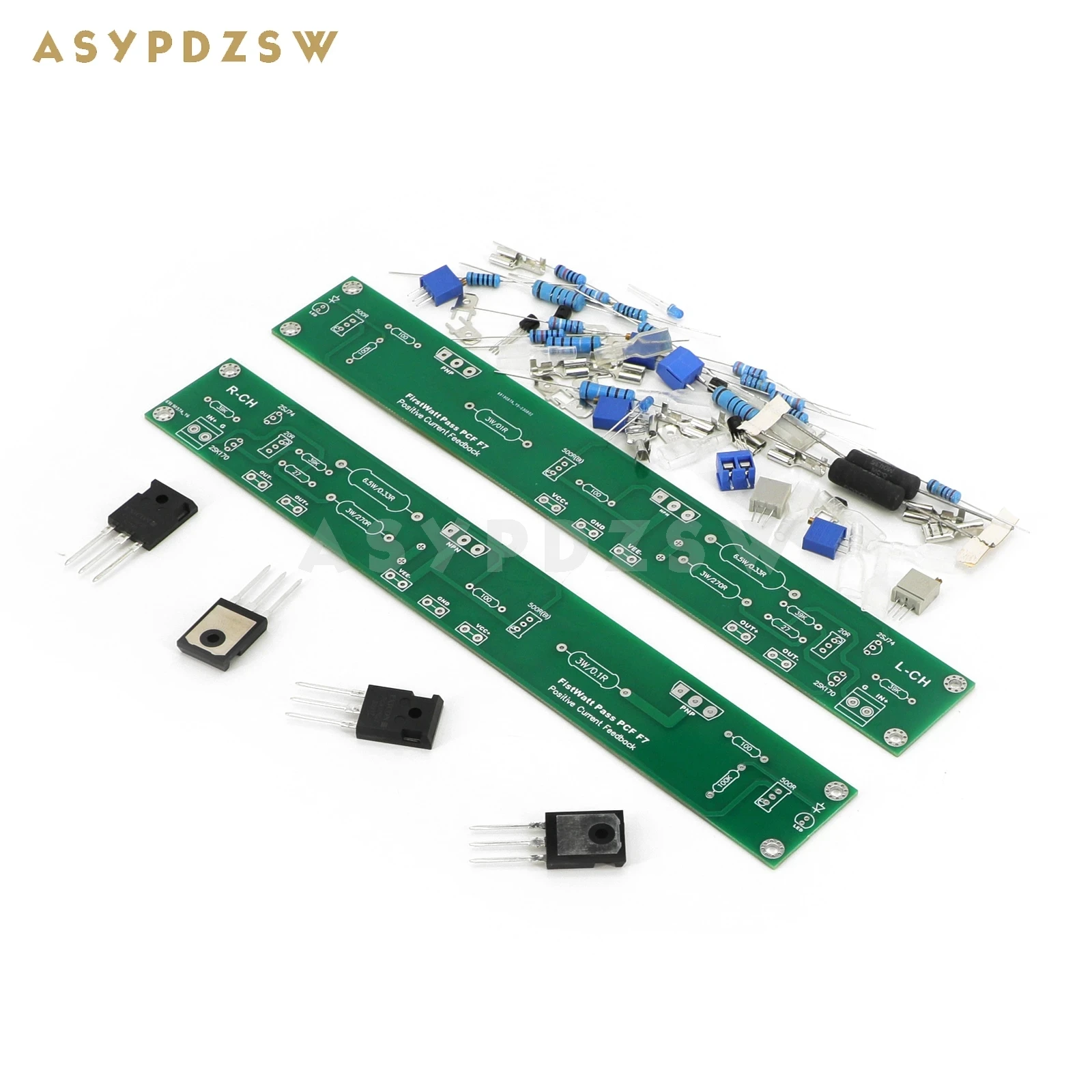 1 Pair Stereo FirstWatt PASS PCF F7 Positive current Feedback Class A power amplifier DIY kit/Finished board 20W+20W