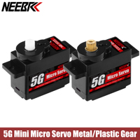 NEEBRC 5G Mini Servo Coreless Servo Motor Plastic/Metal Gear Waterproof Motor for RC Car WLtoys K989 K969 Boat Fixed Wing Robot