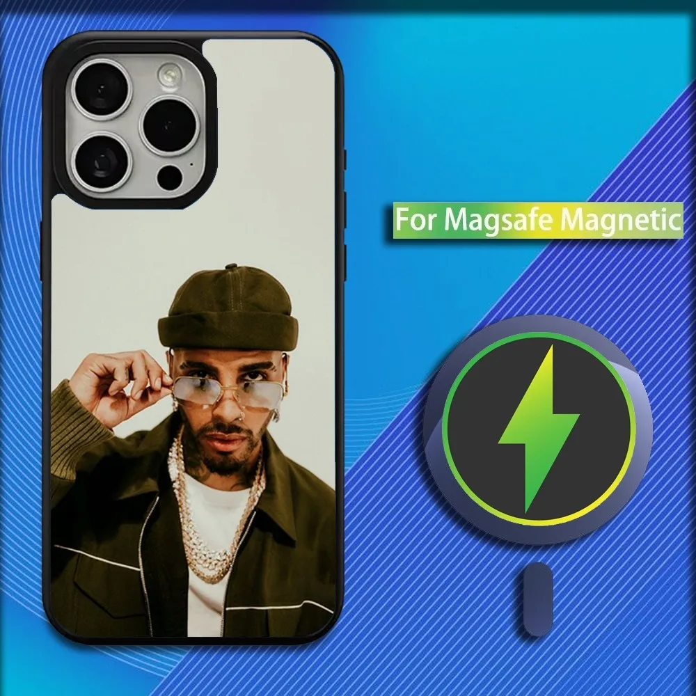 Music R-Rauw Alejandro Rap Phone Case For iPhone 16,15,14,13,12,11,Plus,Pro,Max,Mini Magsafe Magnetic Wireless Charging