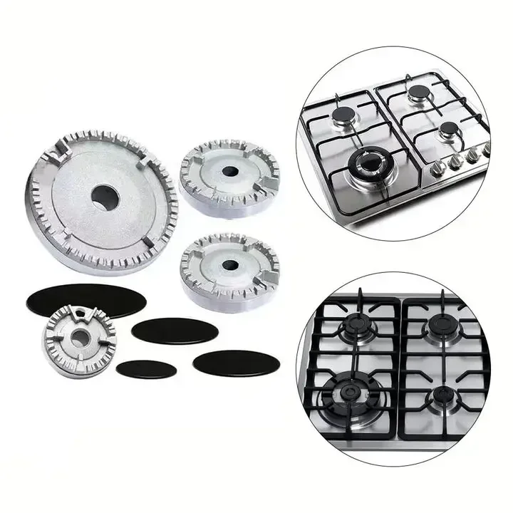 Gas Stove Burner Lid Set  Cookware Hat Set  Ensures Durability and Performance  Uniform Heat Distribution for Efficient Cooking