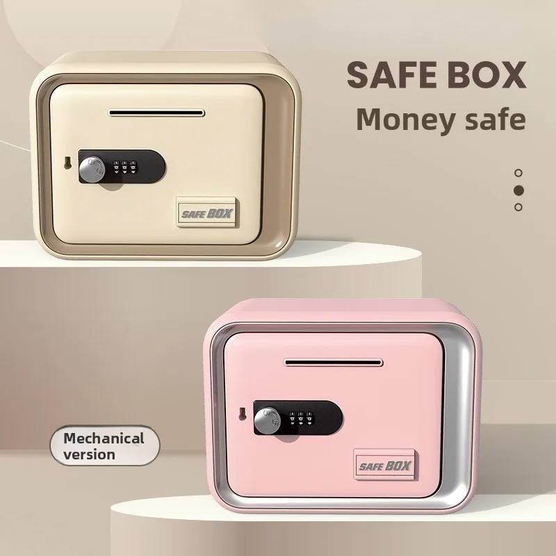 Mechanical Piggy Bank Password Electronic Double Protection Wealth Housekeeper Large Capacity Storage Password Box