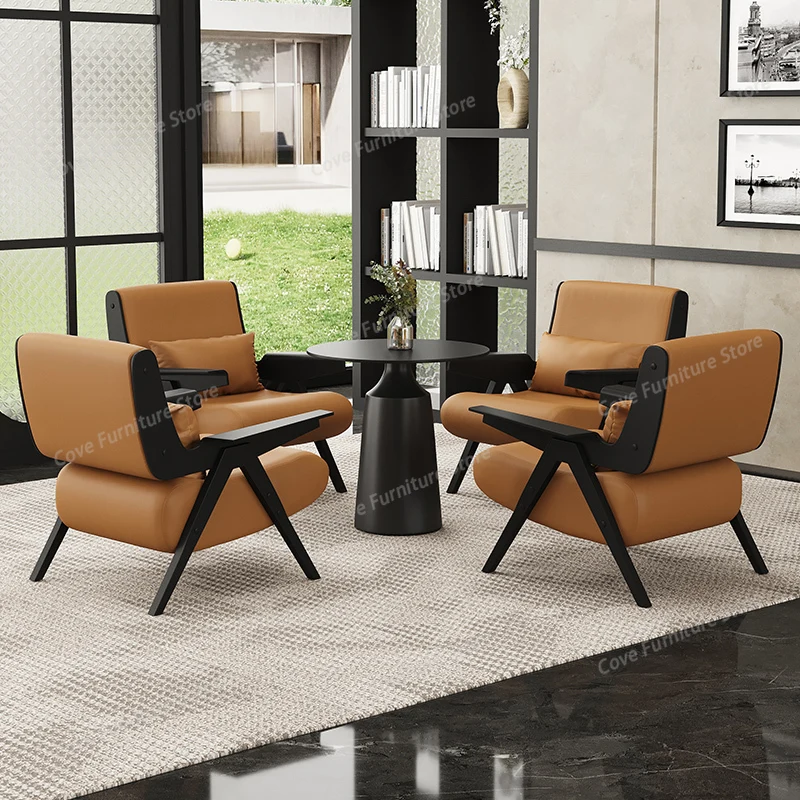 

Comfortable Professional Living Room Chairs Pedicure Vintage Arm Chairs Reading Balcony Camping Modern Wooden Poltrona Furniture