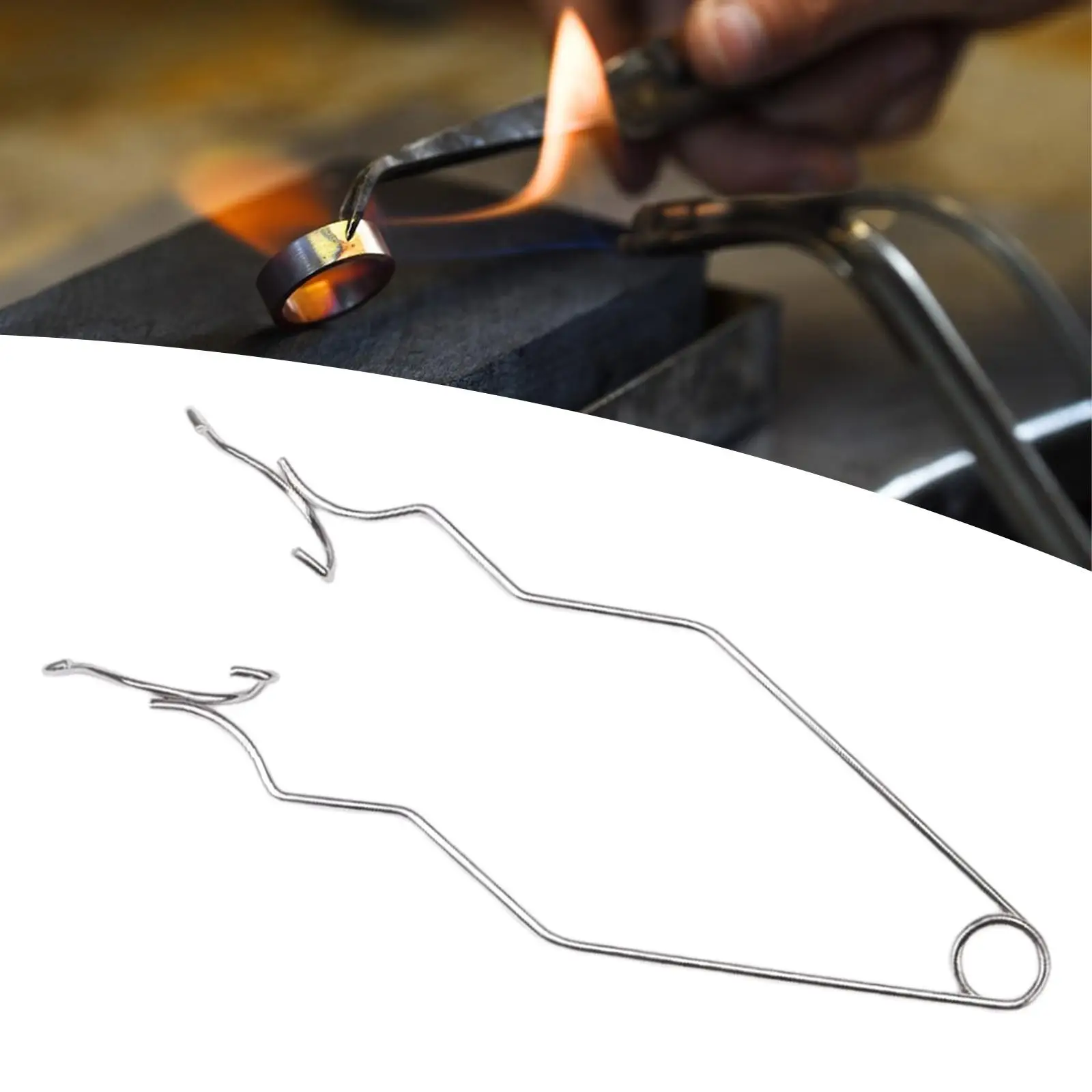 Durable Crucible Tongs Foundry Pliers for Melting Metal Gold Silver Copper Casting Crucible Clamp Jewelry Craft