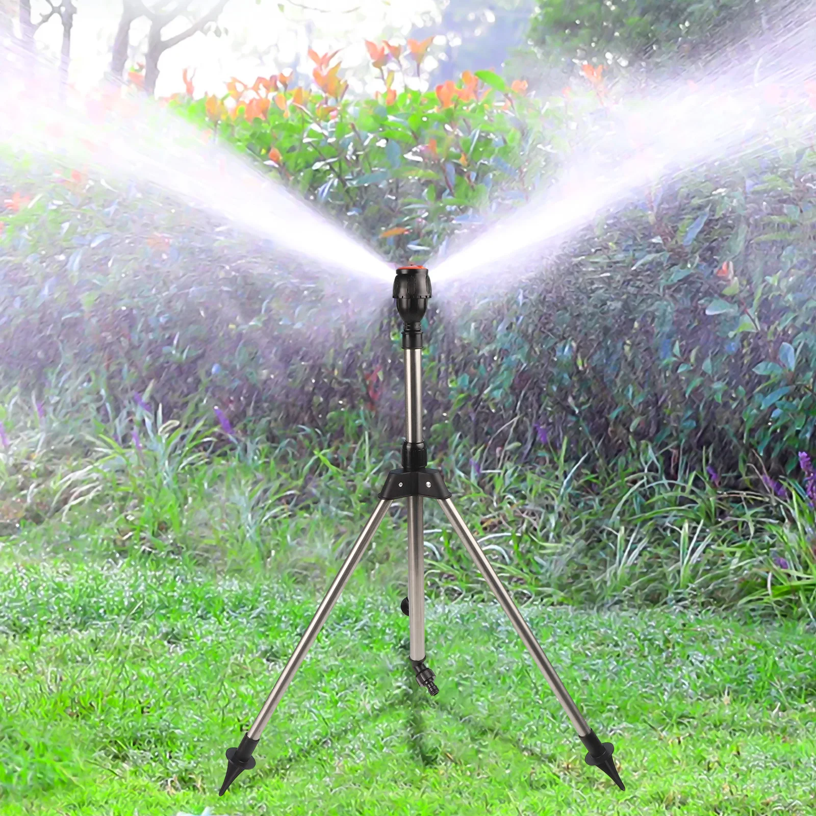 

Автоматический спринклер с распылением на 360 градусов, 64 х 50 см, спринклерная система на 360 градусов, автоматическая конструкция против прыжков, простая установка