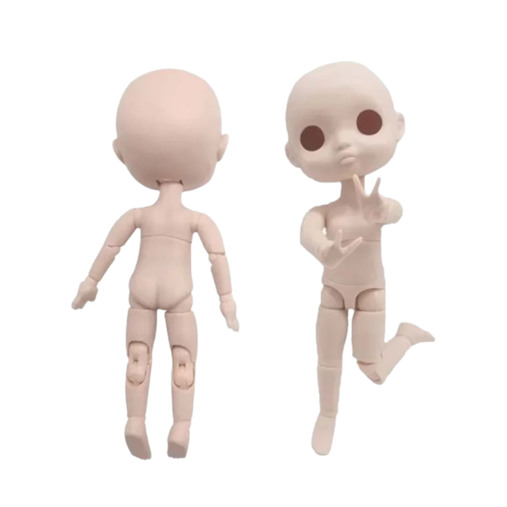 

Doll Accessories Multi Joint Ob11 Doll Toy No Makeup Dress Up Ymy Body Doll White Skin Hand Set Doll Model Body 1/12 Bjd