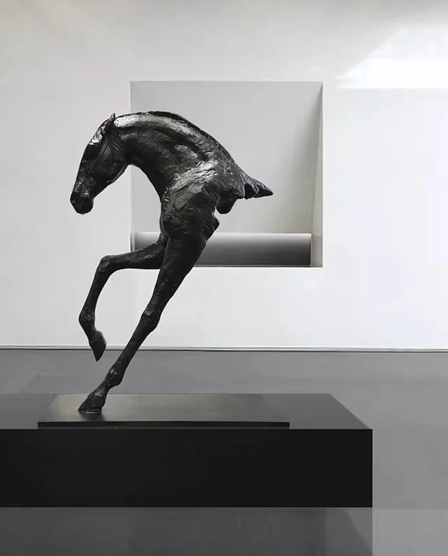 

Matou Ornament Hotel Lobby Large Floor-to-Floor Sculpture Sales Office Lobby Ornament