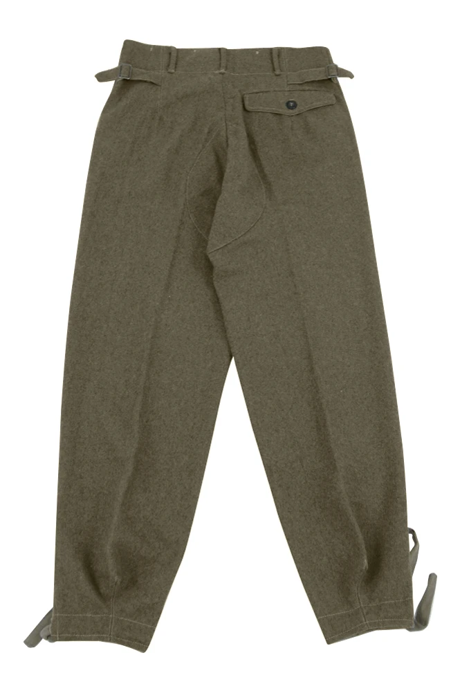 Pantalon en laine marron pour tireur d'assaut de l'élite allemande de la seconde guerre mondiale, GUWD-007