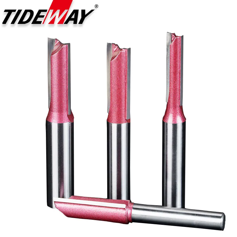 

Tideway Flush Trim Router Bit CNC Tools 6mm 8mm Shank Industrial Grade Straight Bits Tungsten Carbide Milling Cutters for Wood