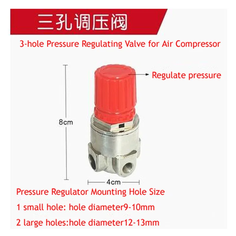 

Air Compressor Accessories 3 Holes, 4 Holes, Pressure Regulators, 1 Point, 2 Points, Safety Valve