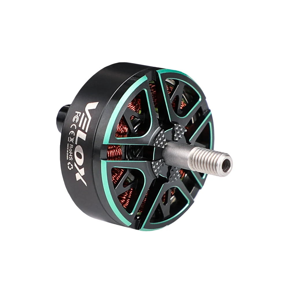 มอเตอร์ T-motor รุ่น V2808 ขนาด 1/2/4 ชิ้น 1300KV/1500KV/1950KV มอเตอร์ไร้แปรงถ่าน เหมาะสำหรับฐานขนาด 19*19 มม. สำหรับเครื่องบินบังคับวิทยุขนาด 7~8 นิ้ว รถแข่ง FPV และโดรน