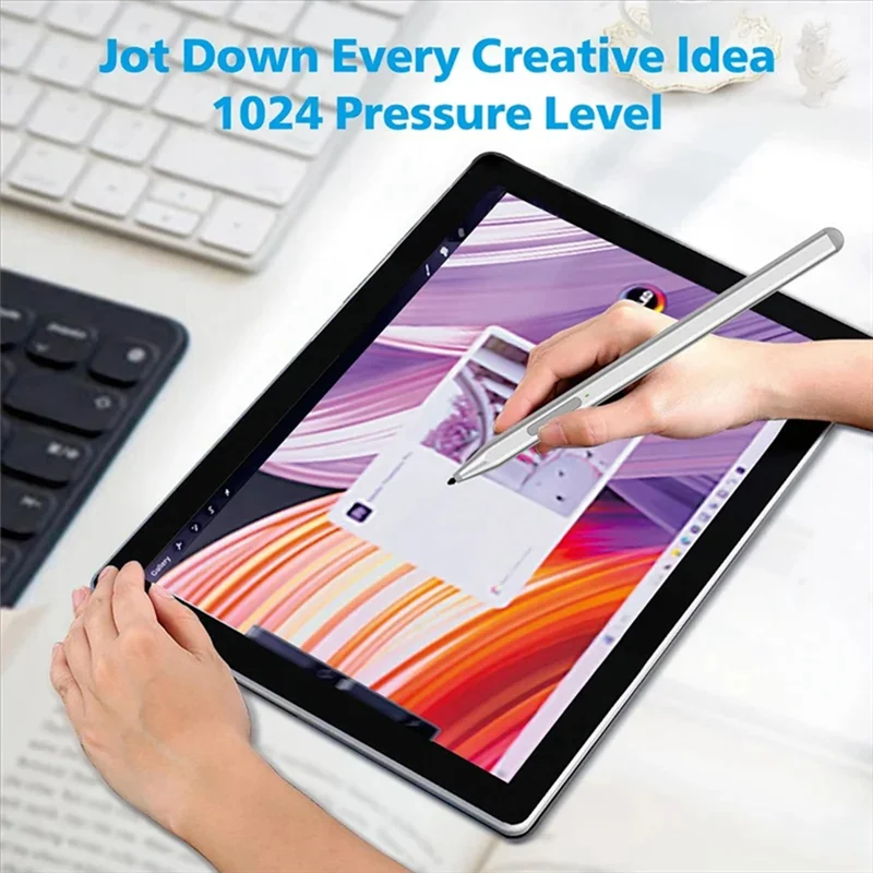 

AM-MPP 2.0 Стилус для Surface Pro 11 10 9 8 7 6 5 4 X, для Microsoft Surface Go 4 3 2 1, быстрая зарядка B