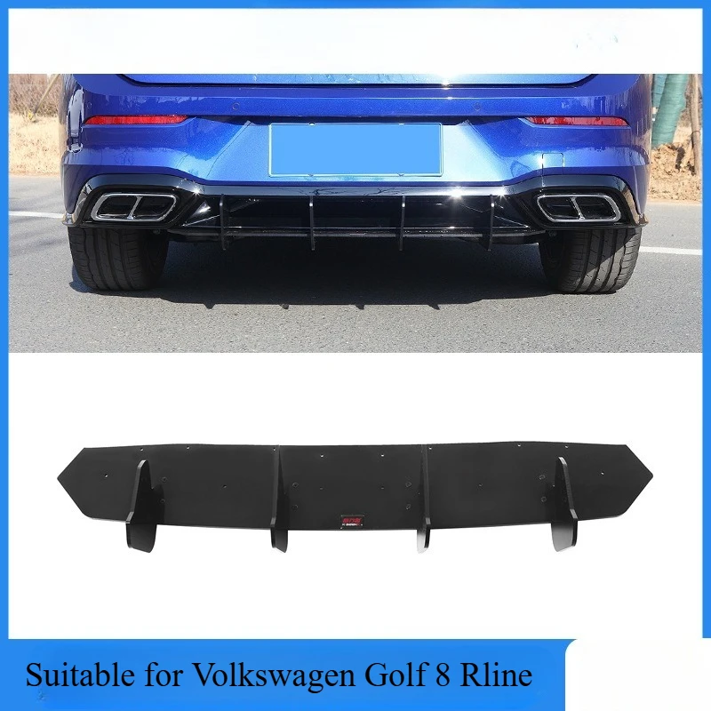 

Suitable for Volkswagen Golf 8 Rline rear blade modification rear lip Bumper spoiler diffuser body kit