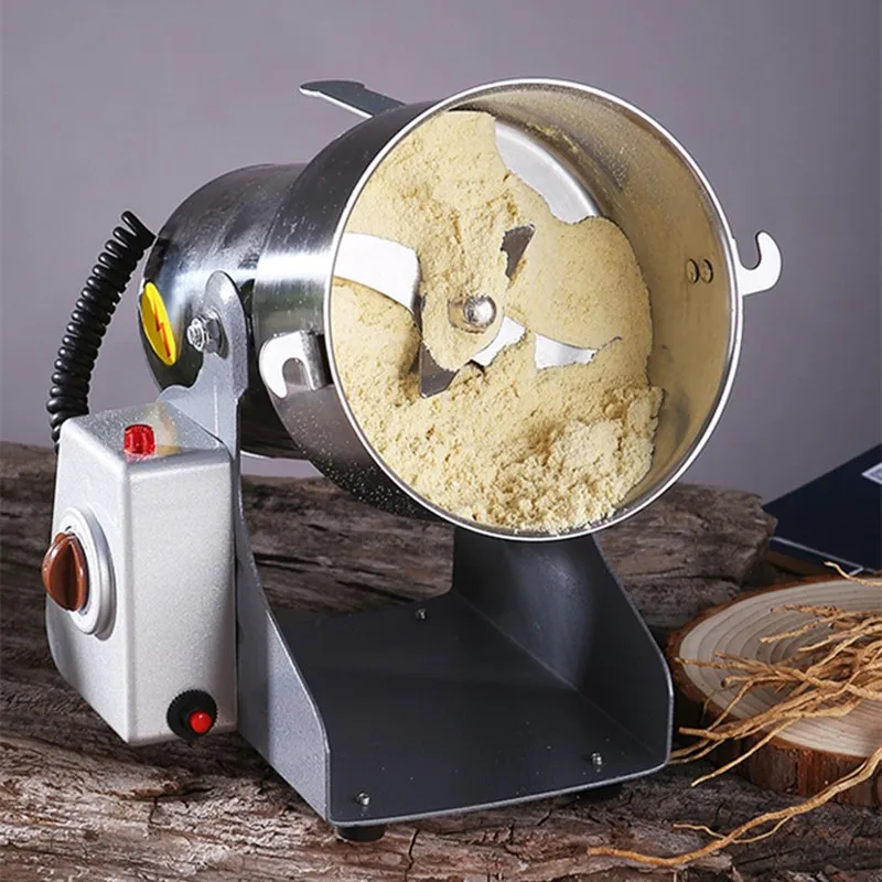 800G Food Grinder Medicine Powder Crusher Mill Medicine Flour Grinding Machine Spices Grains Coffee Beran Grinde