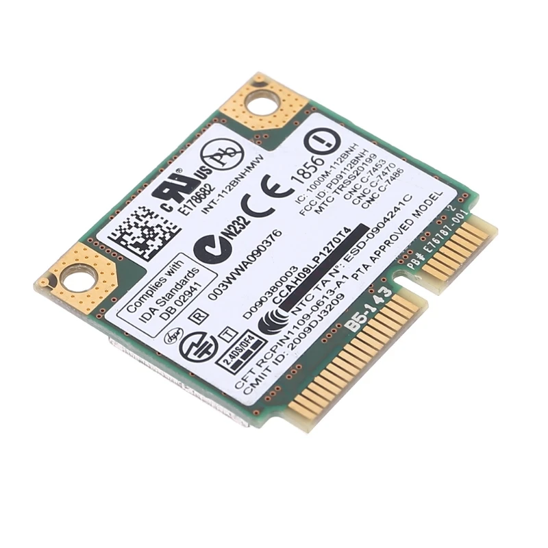 For Centrino Wireless-N 1000 Wifi Link1000 802.11 112BNHMW 300Mbps Half Mini Pci-e Wireless Card