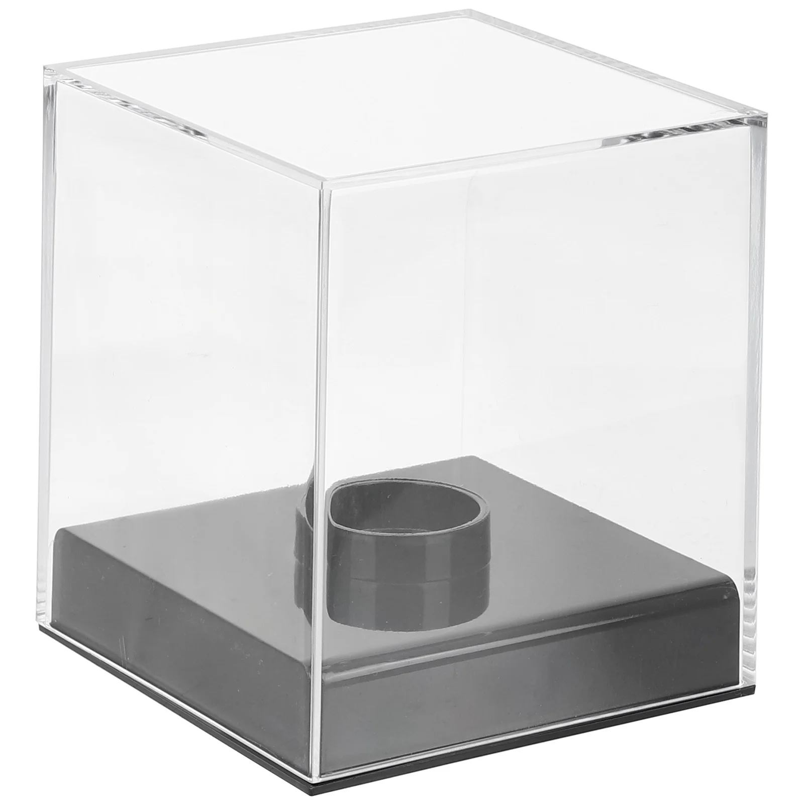 

Baseball Holder Display Case Acrylic Clear Small Size Durable Baseball Display Box for Collectibles Home Office and Living Room