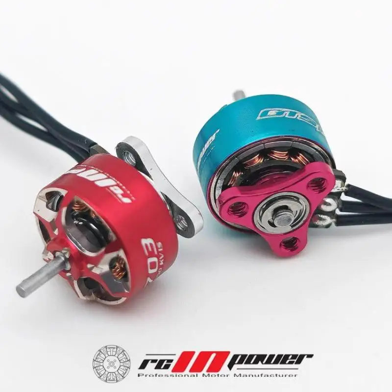 Silniki RCINPOWER GTS V3 0703 23000KV 27000KV z podwójnym łożyskiem kulkowym mikro bezszczotkowy silnik do drona wyścigowego RC FPV