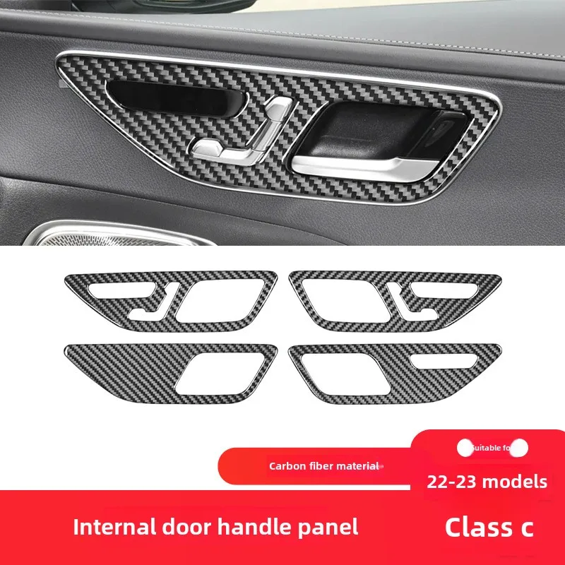 

Suitable for Mercedes-Benz 22-23 new C-class W206 interior modification parts, door handle panel decorative sticker