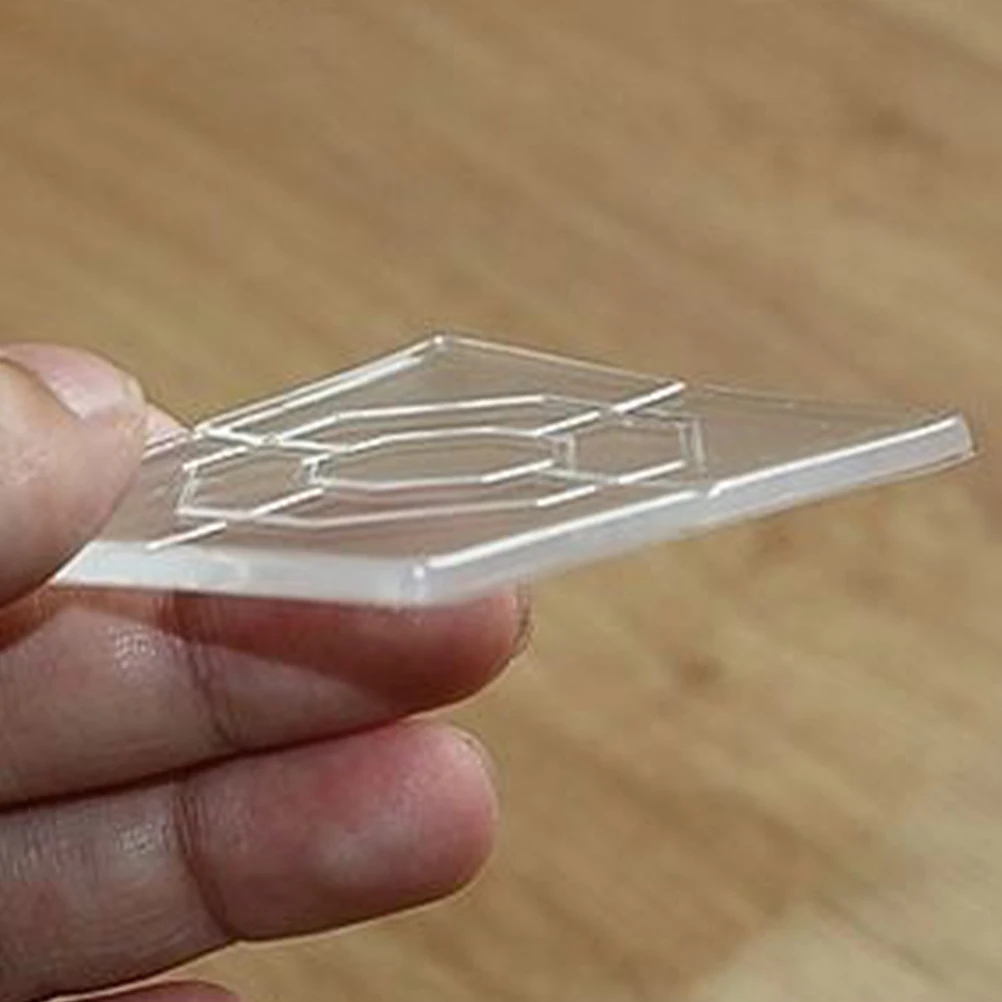 

12pcs Transparent Silicone Furniture Feet Pads 40mm 60mm 80mm Non Slip Shock Absorption Couch Stoppers Bed Supplies Furniture
