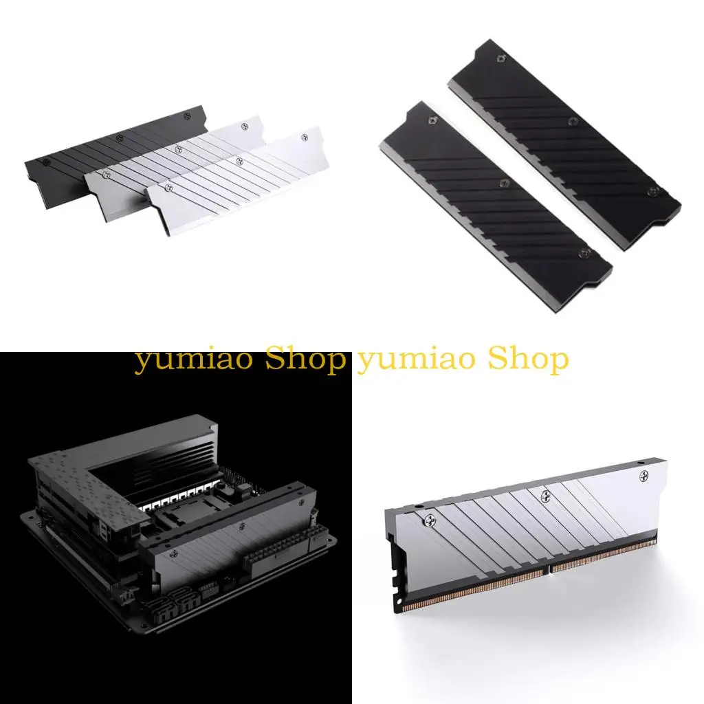 

587B Aluminum Heat Spreaders Heatsink Coolers for DDR5 Module Prevent Overheating