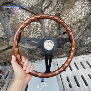 14 inches 358mm JDM Universal Racing Sports Classic Accessories for Car Steering Wheel 8 Main Sales Madeira steering wheel - №5