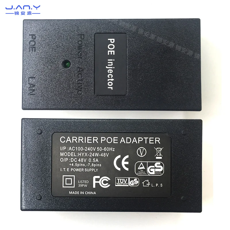 โมดูลแหล่งจ่ายไฟแบบอิสระกิกะบิตตรวจสอบแหล่งจ่ายไฟแบบ POE โมดูล AC220V เป็นอะแดปเตอร์แปลง DC48V