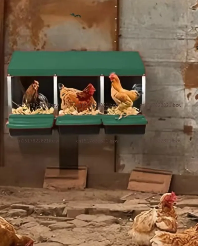Chicken Nesting Box for Laying Eggs Poultry Nest Boxes Wall Mounted/Floor Use for Ducks Chickens Poultry Backyards Farms