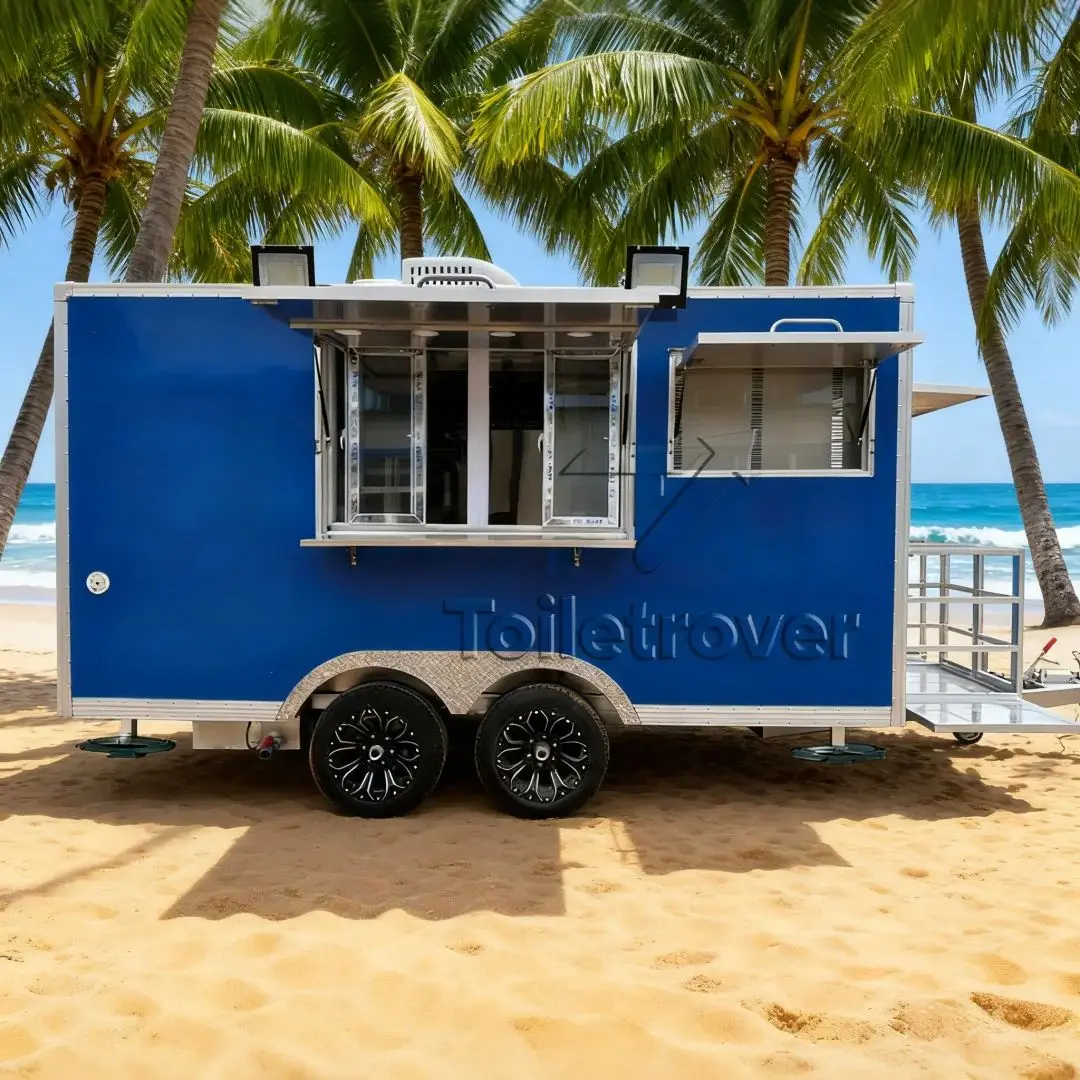 

the Star of the Market Blue Food Truck Ambience Brimming Market Theme Party Supplies Disposable Tableware Set of 8