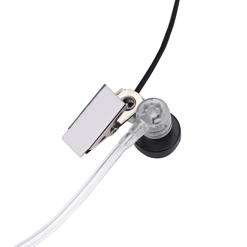 모토로라 라디오 XT180 TKLR T92 H2O T82 T80 T62 HYT TC320 TC1600 TC1688용 1핀 2.5mm FBI 은밀한 음향 튜브 이어피스 헤드셋