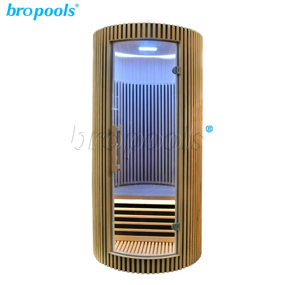 

Bropool Infrared Sauna Hemlock With Touch Control Panel Indoor Hemlock Sauna
