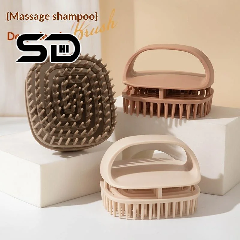1Pcs Shampoo Brush Bath Massage Scalp Comb Clean The Scalp Household Dandruff Bath Brush Salon Hairdressing Tool