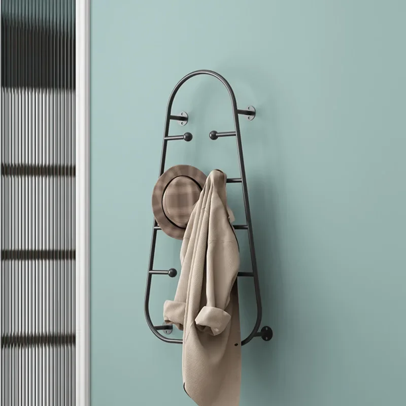 가정용 베란다 코트 랙, 거실 침실, 계약 성 공간 옷, 행어 북유럽 벽걸이 옷, 모자 스탠드