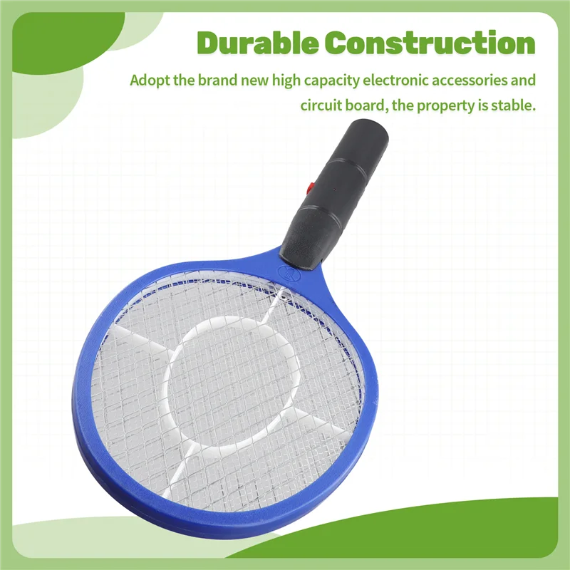 

Batteries Operated Hand Racket Electric Mosquito Swatter Insect Home Garden Pest Bug Fly Mosquito Swatter Killer CNIM Hot
