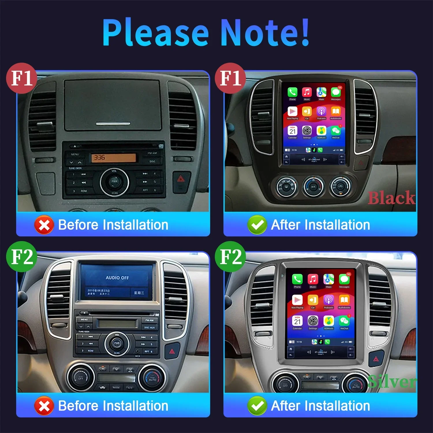 9.7inch For Nissan Bluebird Sylphy G11 2005-2012 Car Radio Multimedia Video Player Navigation 4G GPS CarPlay  Android 14 screen