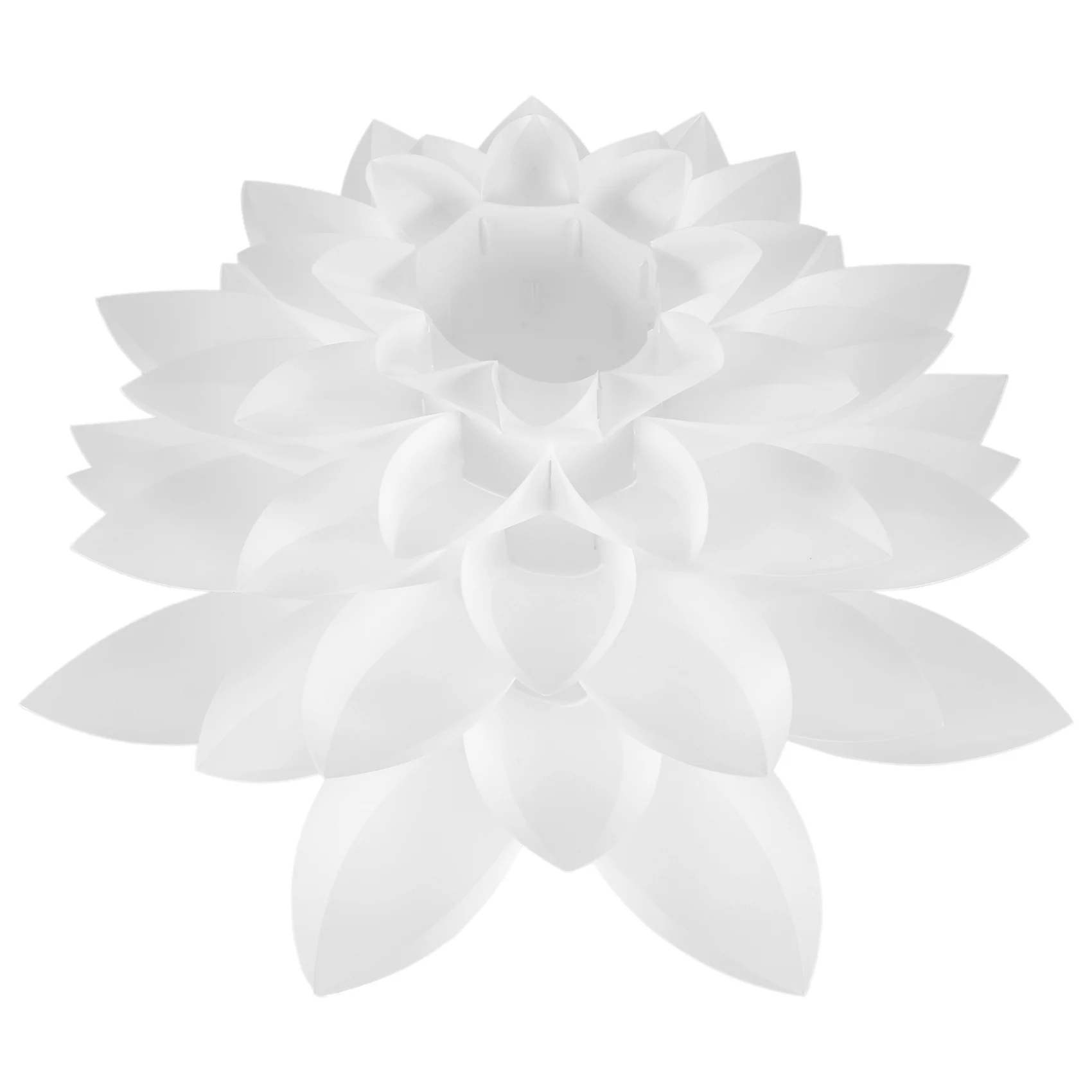 Lotus Chandelier Lampshade DIY Lotus Flower Six-Layer Lamp Shade Romantic Room Pendent Lighting Cover Hotel Bar Decor