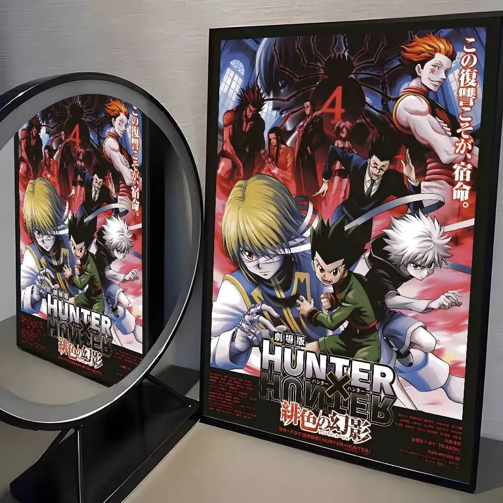 1 Stück Hochwertiges Japan Anime Hunter X Hunter Poster HD Leinwanddruck Ästhetisches Kunstdruckpapier Wandkunst für Wohnzimmer Heimdekoration – Detail 9