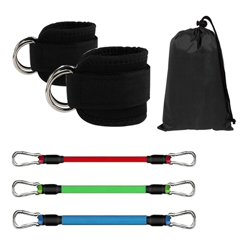 Elastic Belt Three(Including A Pair Of Ankles)Leg Bounce Tension Rope Training