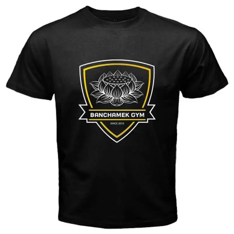 Camiseta negra para hombre Banchamek Gym Buzi Por Pramuk Muay Thai talla S 4Xl