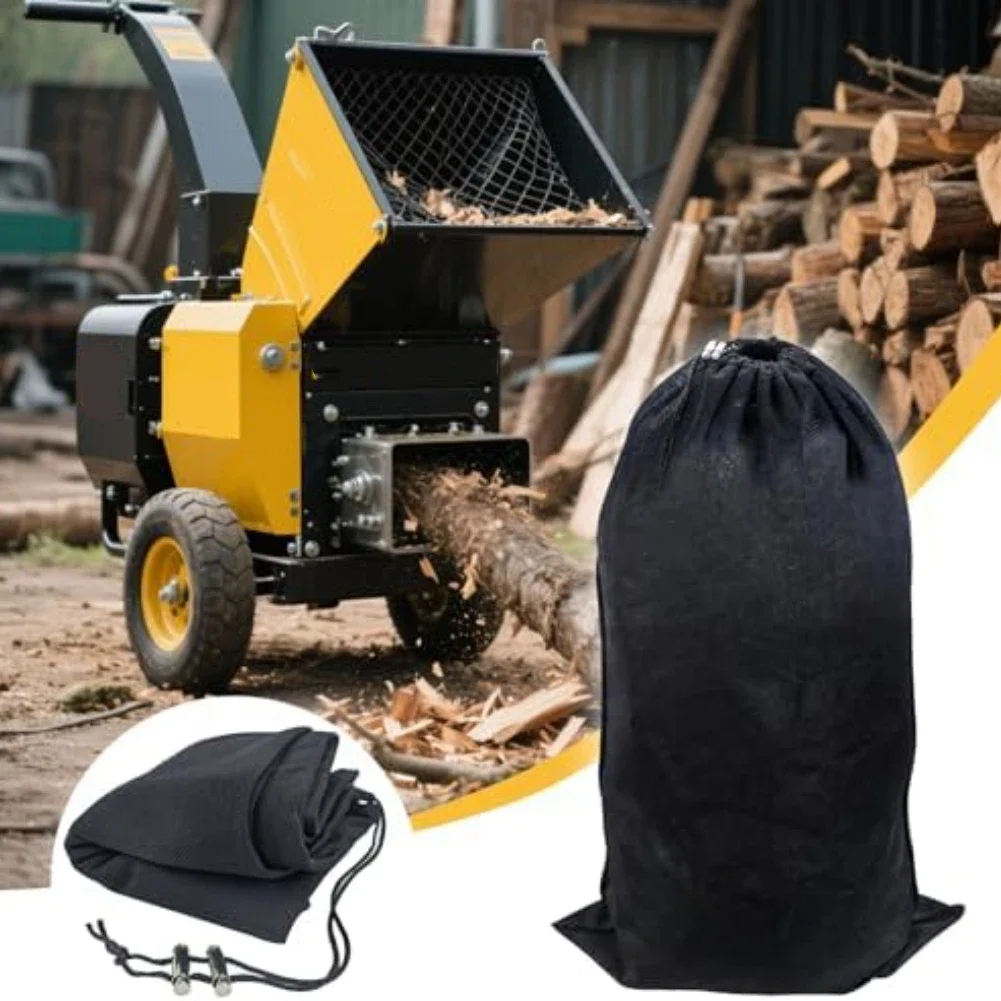 24x48inch Polyester Wood Chipper Bag Or Craftsman- Electric Shredder Mulcher Leaf= Mulcher Collection= Bag Fits Most Brand