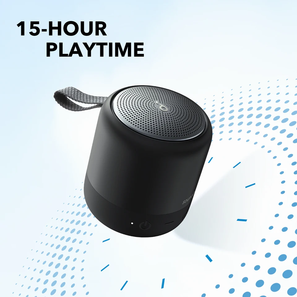 Anker Soundcore Mini 3 Bluetooth Speaker, BassUp and PartyCast