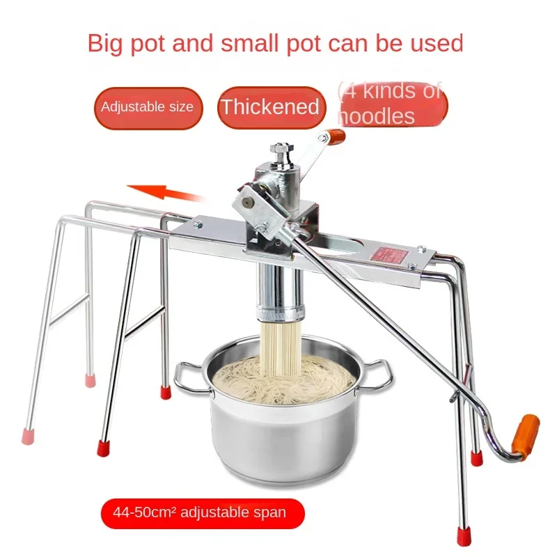 Manual vermicelli commercial small noodle press hand rocker noodle machine