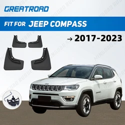 For Jeep Compass 2017 - 2023 2018 2019 2020 2021 2022 Car Mudflaps Mud Flaps Splash Guards Mudguards Flap Fender Accessories