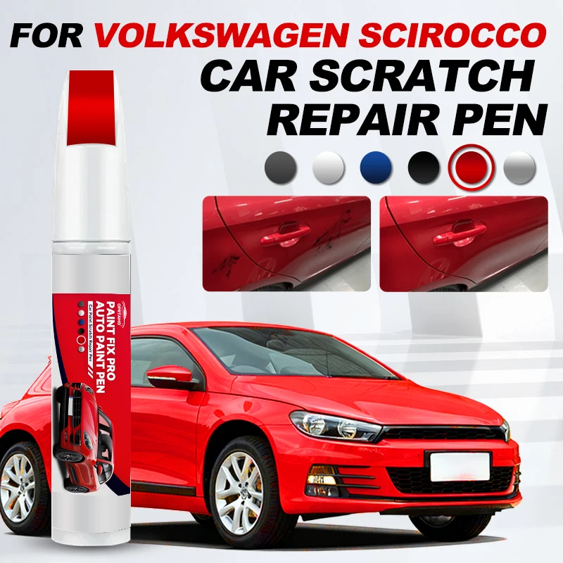 Image of Autolackstift für Volkswagen Scirocco, Autolackreparatur, Acrylfarben, Karosseriereparatur, Autozubehör, Detaillierung, Auto