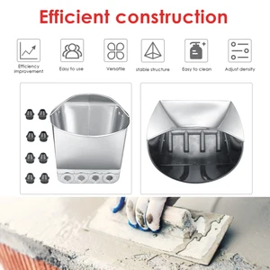 Zement Mörtelpistole, Trichterpflasterputzbrett, automatische Malerei Sprühmaschine und 8 Düsendecker Sprühmaschine 12 Hauptverkaufsmaschine - №6